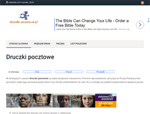 Tablet Screenshot of druczki-pocztowe.pl